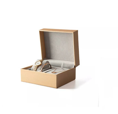 Ruizhuo Wrist Watch Packaging Box High End Velvet 15*13*7.6cm