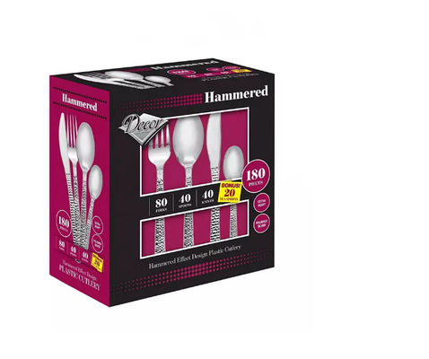 Corrugated Cardboard Cutlery Box Portable Recyclable Custom Size