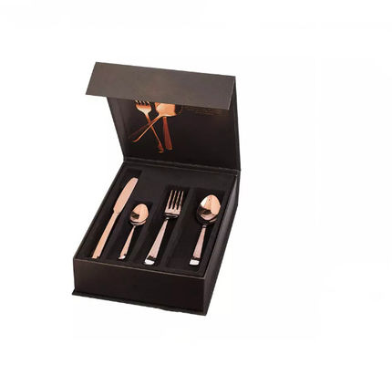 Recycled Materials Dinnerware Packaging Boxes 160gsm 210gsm Paper Gift Box For Cutlery