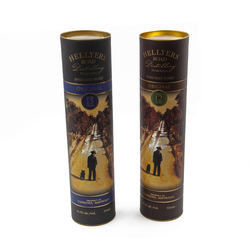 OEM ODM Logo Wooden Wine Bottle Gift Boxes Carton Paper Tube