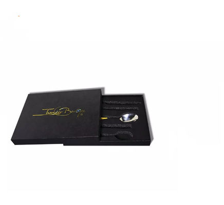 Hot Stamping Logo Dinnerware Packaging Boxes ISO Cutlery Set Gift Box
