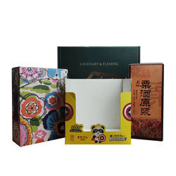 Recyclable Wine Gift Box Packaging Carton Corrugated Cardboard