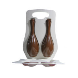 Sugarcane Pulp Molded Wine Bottle Gift Packaging ISO Wine Packaging For Shipping