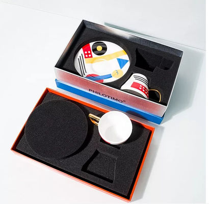 Stainless Steel Cutlery Dinnerware Packaging Boxes Glossy Lamination