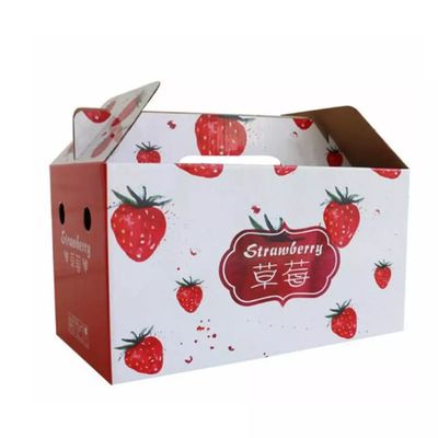 Fresh Fruit Vegetable Box Packaging Corrugated Carton Recyclable