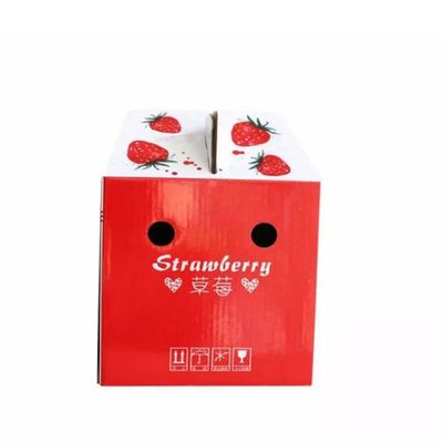 Fresh Fruit Vegetable Box Packaging Corrugated Carton Recyclable
