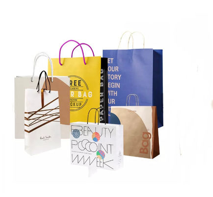 Takeaway Packaging Shopping Bags Drawstring CMYK Shoes Clothing Bag