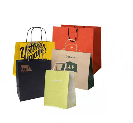Takeaway Packaging Shopping Bags Drawstring CMYK Shoes Clothing Bag