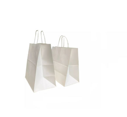 Portable Kraft Paper Handbag Takeaway Shopping Gift Bag Packaging ODM