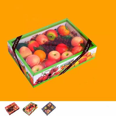 ISO Luxury Cardboard Fruit Packaging Boxes With Transparent Cover