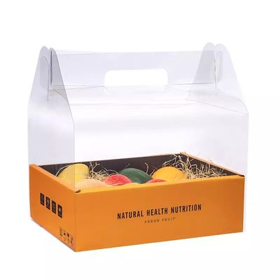 ISO Luxury Cardboard Fruit Packaging Boxes With Transparent Cover