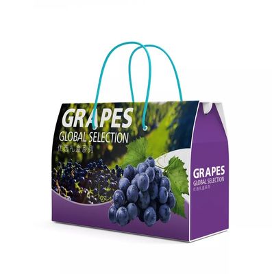 Corrugated Cardboard Grapes Packing Box Recyclable Dia9cm*H16cm