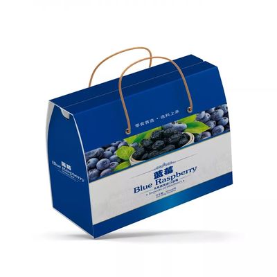 Corrugated Cardboard Grapes Packing Box Recyclable Dia9cm*H16cm