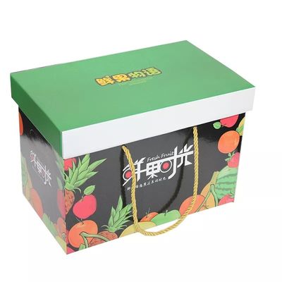Custom Corrugated Box For Fruits 4c Offset Printing ISO Certificate