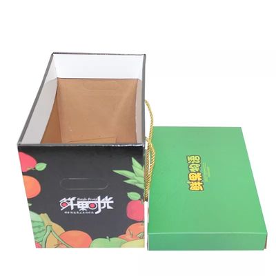 Custom Corrugated Box For Fruits 4c Offset Printing ISO Certificate