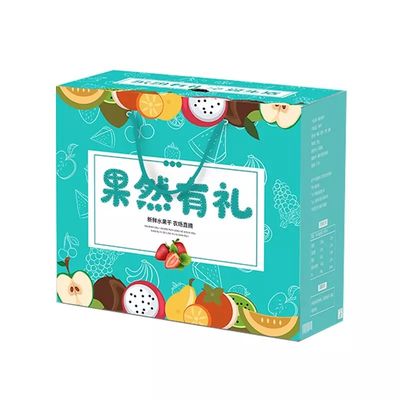 Customized Fruit And Veg Cardboard Boxes Corrugated Rectangle