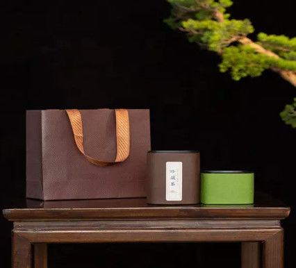Customized Rectangle Cardboard Tea Boxes ISO Paper Tube Box Packaging