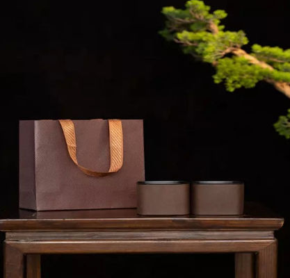 Customized Rectangle Cardboard Tea Boxes ISO Paper Tube Box Packaging