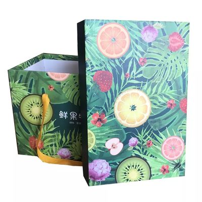Double Wall Corrugated Boxes For Fruit Packaging Lamination / Embossing