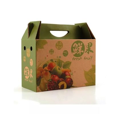 CMYK Fruit Packaging Boxes Custom Made Corrugated Fruit Box