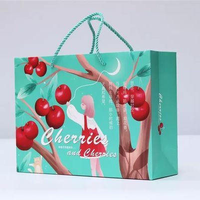 Ecofriendly Vegetable Fruit Cardboard Boxes CMYK / Pantone Color