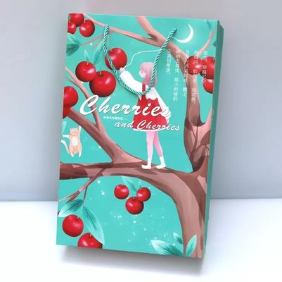 Ecofriendly Vegetable Fruit Cardboard Boxes CMYK / Pantone Color