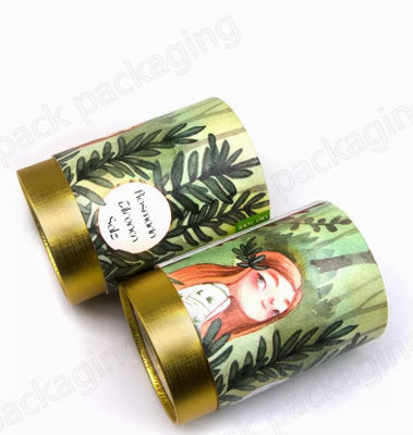 Food Grade Cardboard Paper Cylinder Packaging Offset Printing