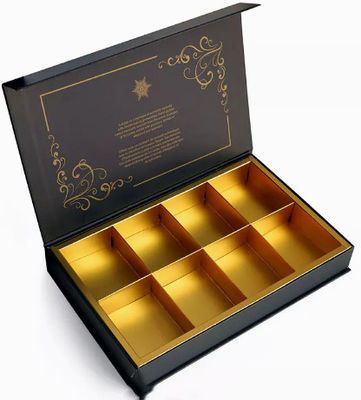 Portable Paper Tea Boxes 4C UV Lamination Embossing Surface Finish