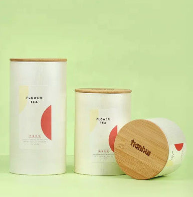 Tube Cylinder Paperboard Cardboard Tea Boxes 99x85mm 99x150mm