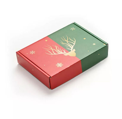 OEM Corrugated Gifts Packing Boxes Biodegradable Simple Style ISO