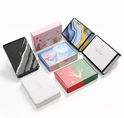 OEM Corrugated Gifts Packing Boxes Biodegradable Simple Style ISO
