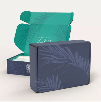Folding Clothes Packaging Box Varnishing Paperboard Packaging Paper Boxes