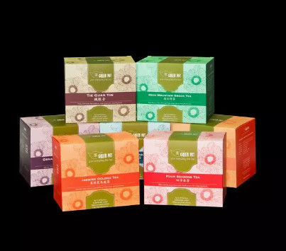 Personalized Paperboard Cardboard Tea Boxes FSC BSCI ISO Certificates