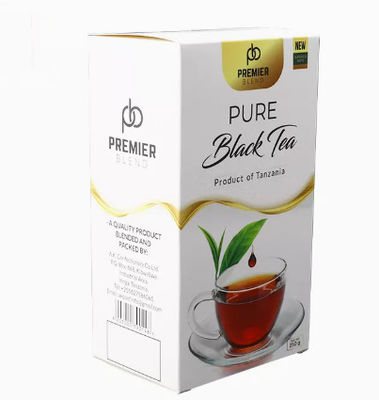 Recycled Materials Tea Bag Box Packaging Film Lamination Surface