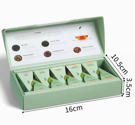 Custom Printed Cardboard Paper Tea Box Folding Handmade