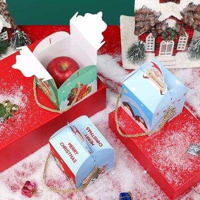 Luxury Cardboard Holiday Candy Gift Boxes 10*10*10cm Multi Color
