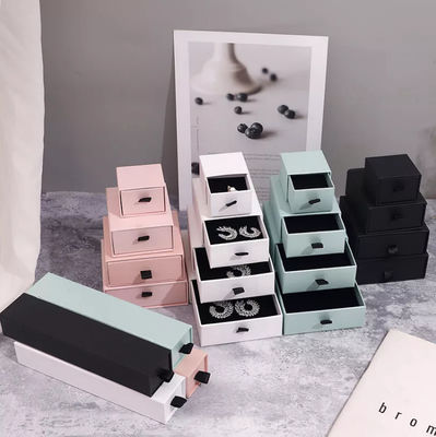 ODM Jewelry Packaging Box Compostable Printed Paper Jewelry Box ISO9001