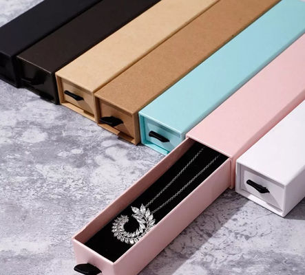 ODM Jewelry Packaging Box Compostable Printed Paper Jewelry Box ISO9001