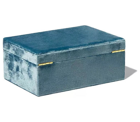 Velvet Jewelry Packaging Box Wooden Luxury Jewelry Trinket Box BSCI
