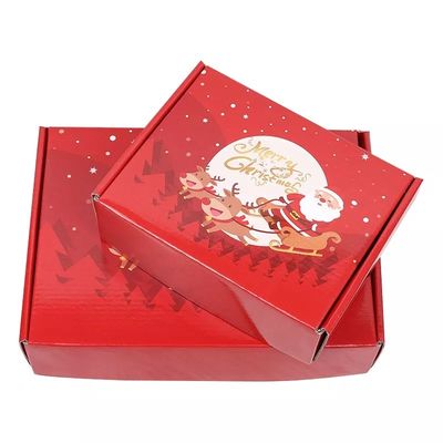 Advent Calendar Christmas Cardboard Gift Boxes Embossing Printing
