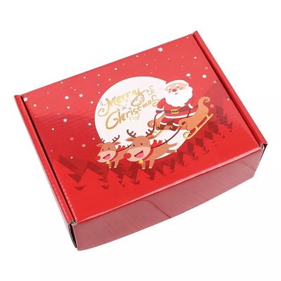 Advent Calendar Christmas Cardboard Gift Boxes Embossing Printing