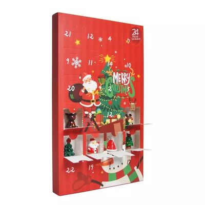 Countdown Surprise Cardboard Gift Boxes Christmas ISO Certificated