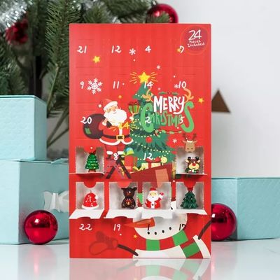 Countdown Surprise Cardboard Gift Boxes Christmas ISO Certificated