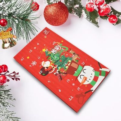 Countdown Surprise Cardboard Gift Boxes Christmas ISO Certificated