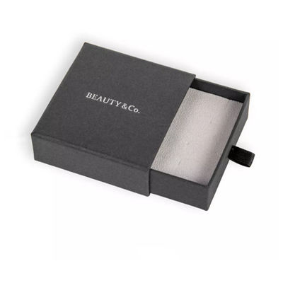 Private Label PU Velvet Necklace Gift Box , Luxury Jewelry Packaging Gift Box