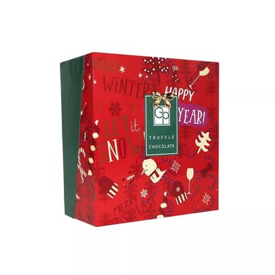 Custom Printing Christmas Cardboard Gift Boxes Decorative Christmas Eve Box