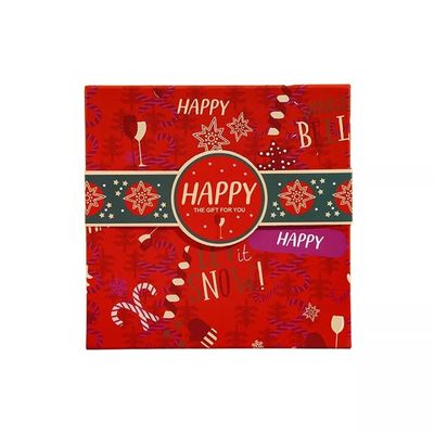 Custom Printing Christmas Cardboard Gift Boxes Decorative Christmas Eve Box