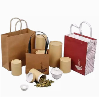 Food Grade Cardboard Tea Boxes Cylinder With OEM ODM Services