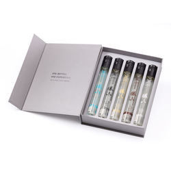 Glossy Lamination Wine Bottle Gift Boxes CMYK Champagne Gift Box Packaging