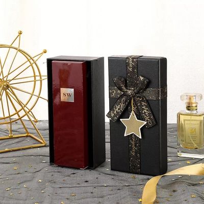 40*40*100mm Cardboard Xmas Boxes For Perfume Bottle Packaging